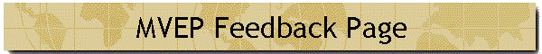 MVEP Feedback Page